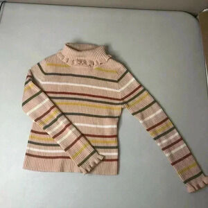 Tommy Bahama Girl’s Pink Turtleneck Sweater Size 5/6